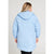 Quilted Coat With Hood Allura Blue