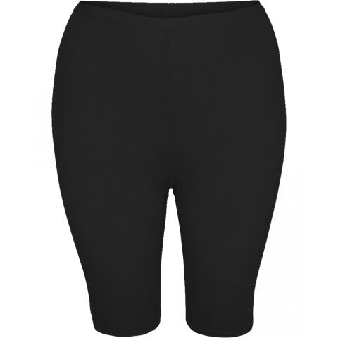 Lårskåner Shorts leggings - Sort/ Hvid