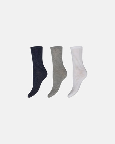 3-Pack Ankel Sock Cotton Multicolour