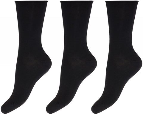 Ankel Sock Bamboo 3-Pack Black