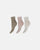 3_pack Ankel Sock Bamboo Multicolour