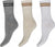 3-Pack Ankel Sock Bamboo Multicolour