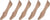 Footies Quick Dry 5-Pack Nude