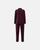 Velour Homewear Set Bordeaux