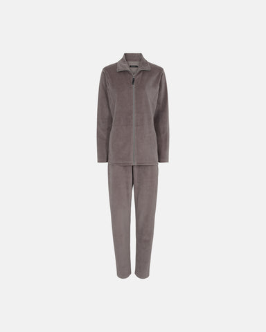 Velour Homewear Set Brown
