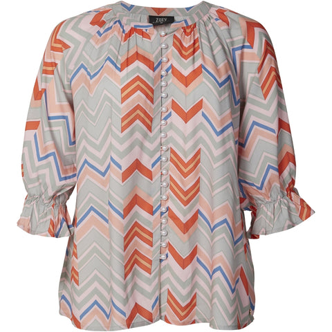 Ada Blouse Orange Peel