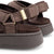 Line Cross Sandal Chocolate