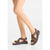 Line Cross Sandal Chocolate