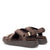 Line Cross Sandal Chocolate