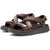 Line Cross Sandal Chocolate