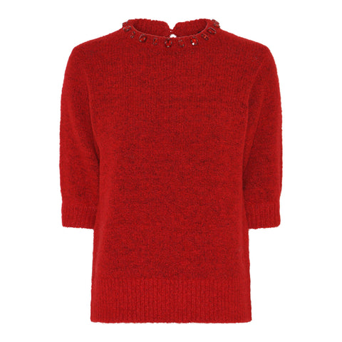 Pullover Knit Red