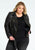 Biker Jacket With Belt Black