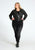Biker Jacket With Belt Black