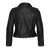 Biker Jacket With Belt Black