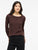 Viril O-Neck L/S Knit Top Coffee Bean