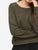 Viril O-Neck L/S Knit Top Forest Night