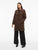 Viclaudia Button Coat Coffee Bean