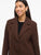 Viclaudia Button Coat Coffee Bean