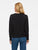 Viril V-Neck Knit Cardigan Black