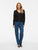 Viril V-Neck Knit Cardigan Black