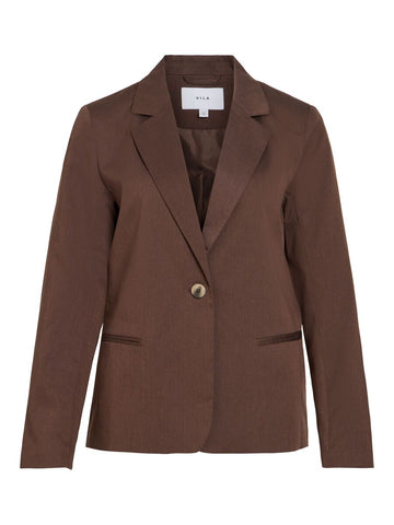 Vibella L/S Blazer Coffee Bean