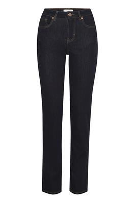 PZEmma HW Jeans Medium Straight Leg Un-Washed