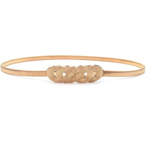 Infinity Elastic Belt Guld & Sølv