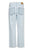 PZGaby HW Jeans Cropped Length Straight Leg Bleached Blue