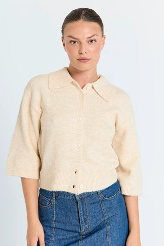 FQSammie Cardigan Moonbeam Melange