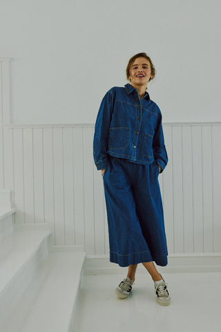 FQLisea Pants Medium Blue Denim