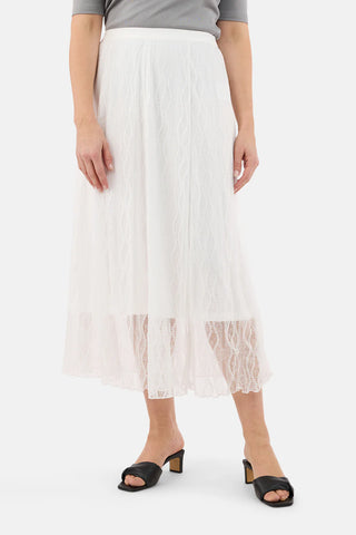 Midi Skirt White