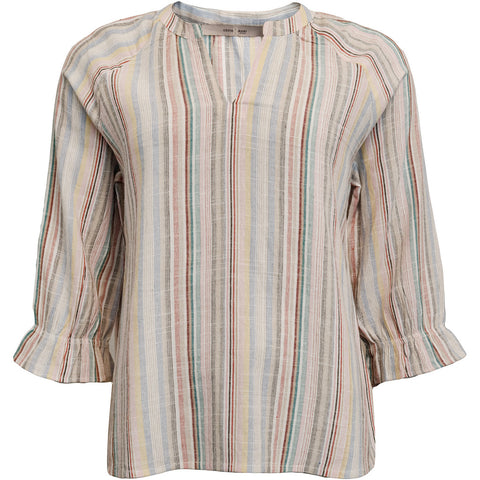 AddieBlouse Multi Color Stripe