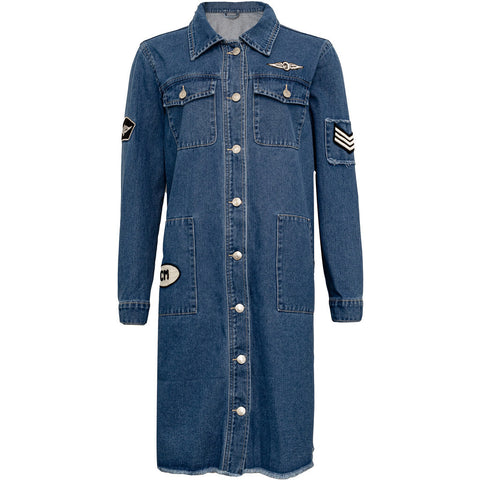 Foxy Denim Long Jacket