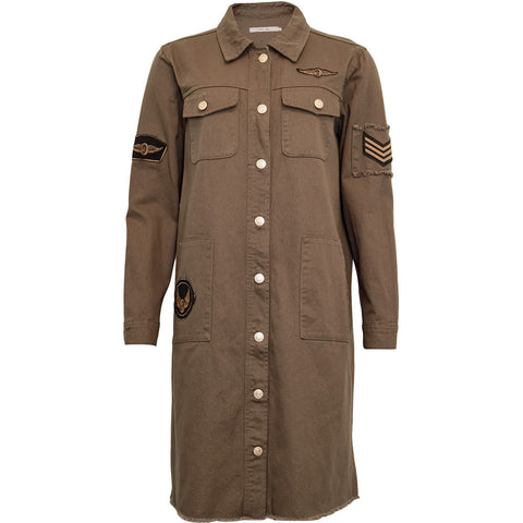 Foxy Long Jacket Army