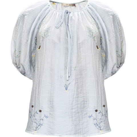 Louisa Blouse Blue Flower