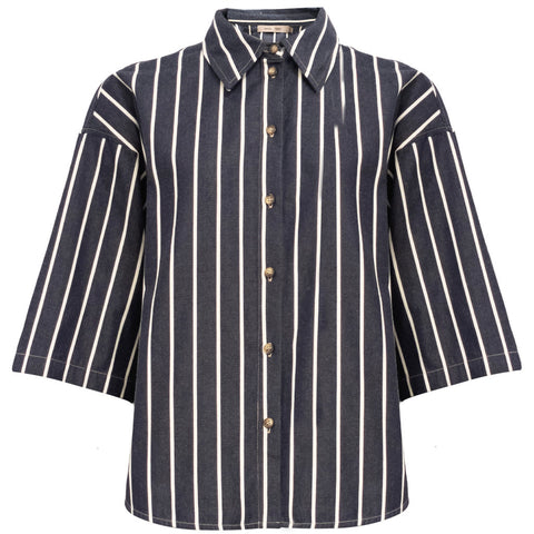 Milli Shirt Blue/White Stripe