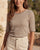 Beate T-shirt Nougat