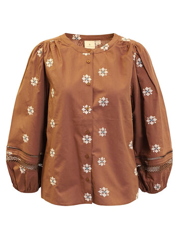 B.Cph Embroidery Blouse Carafe Mix