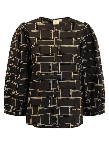 B.Cph Embroidery Shirt Black Mix