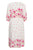 KCrosa Midi Dress White Rose Bord