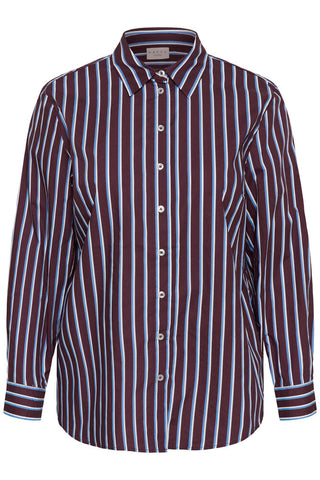KCSavina Shirt Fudge/Chalk Purpel