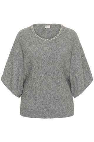 KCBettie Wing SL Pullover Grey Melange