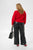 KCJordi Knit Pullover Crimson