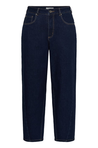 KCLivia Barrel Jeans Unwashed Blue