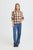 PZDeva Blouse Brown Check