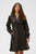 CUAniela Leather Dress Coffee Bean