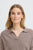 PZSteffi Open Polo Pullover Chocolate
