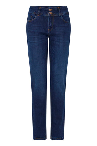 PZSuzy HW Curved Jeans Dark blue