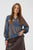 CULeila Greece Blouse Blue/Brown Graghit