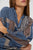 CULeila Greece Blouse Blue/Brown Graghit